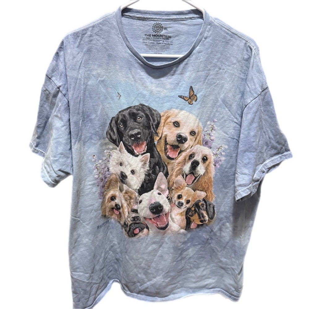 The Mountain Blue Dog T-Shirt